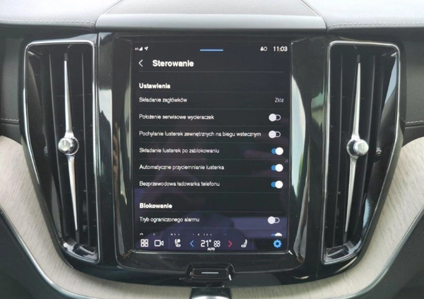 Volvo XC 60 cena 209900 przebieg: 53909, rok produkcji 2022 z Bardo małe 596